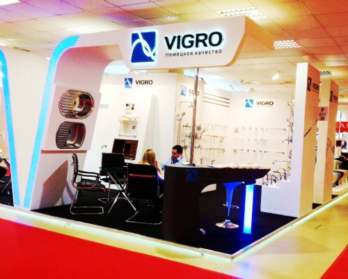 Строительство выставочного стенда компании Vigro